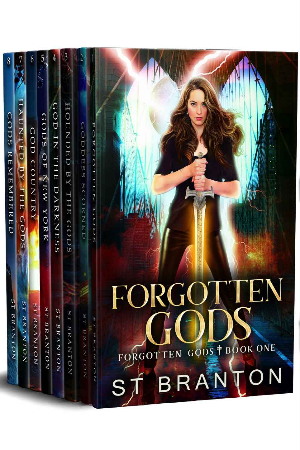 Forgotten Gods Omnibus (Books 1-8): Forgotten Gods, Goddess Scorned, Hounded by the Gods, God in the Darkness, Gods of New York, God Country, Haunted by the Gods, Gods Remembered