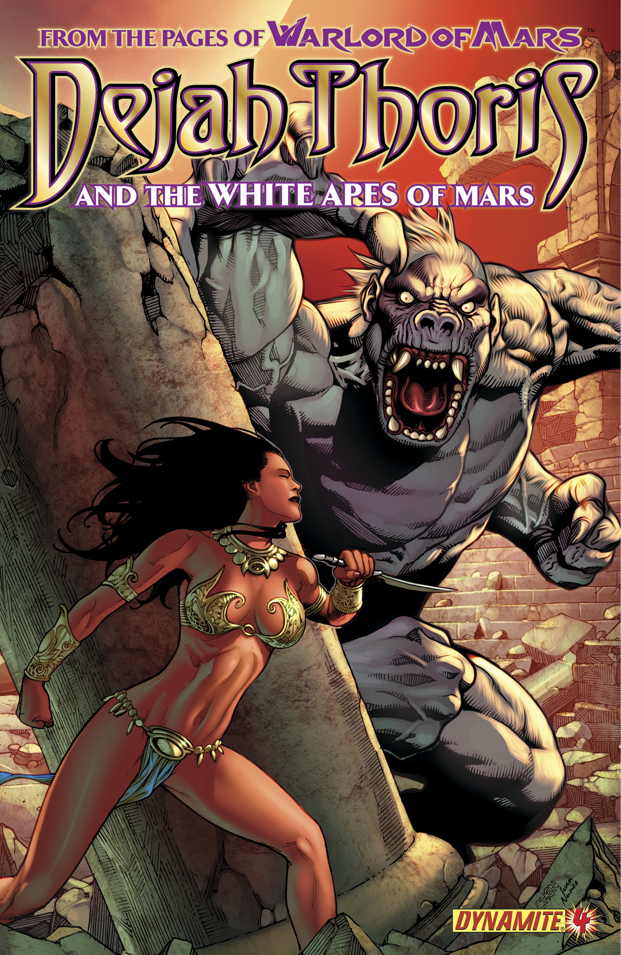 Dejah Thoris & The White Apes Of Mars#4