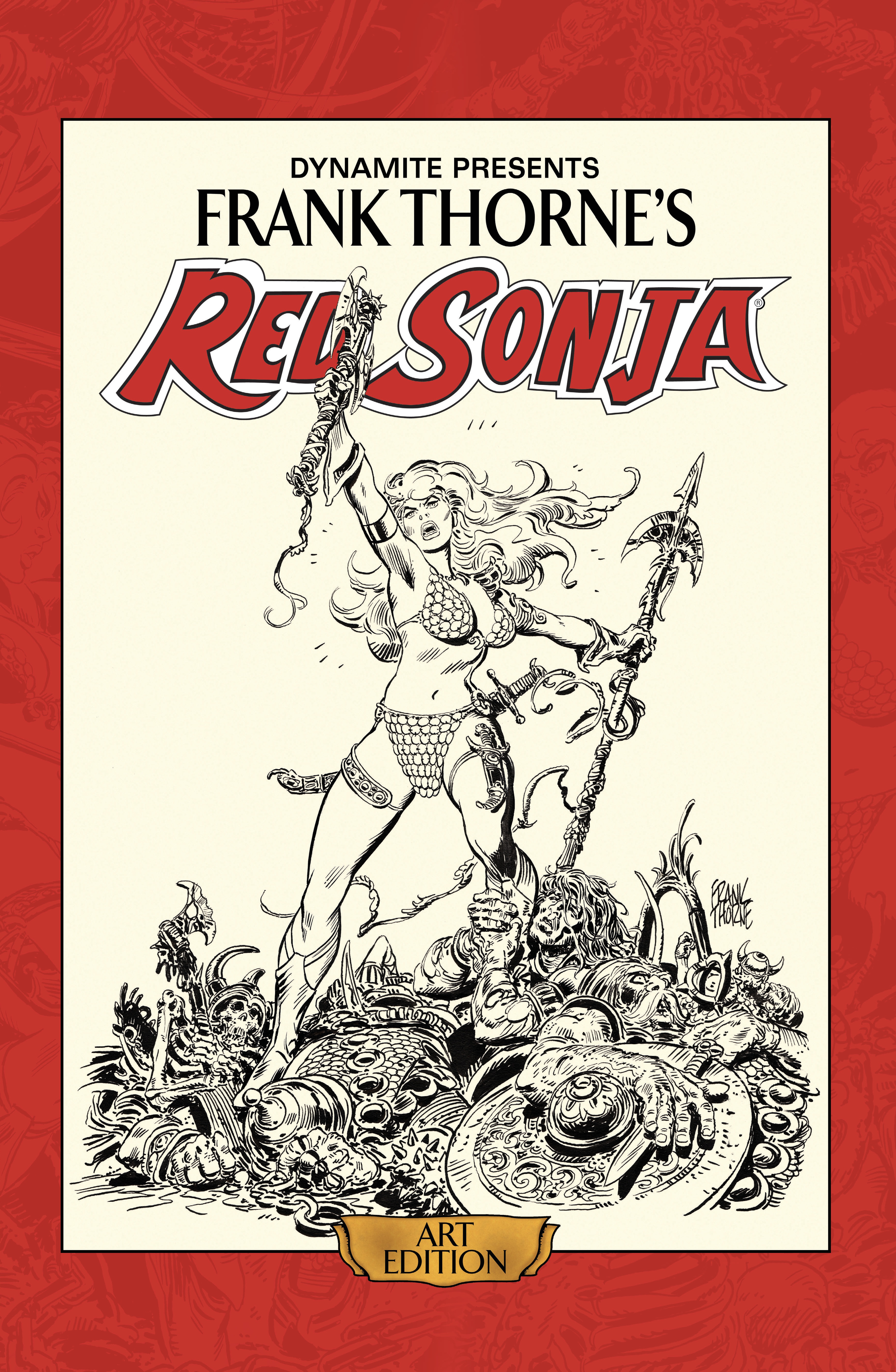 Frank Thorne's Red Sonja Art Edition#1