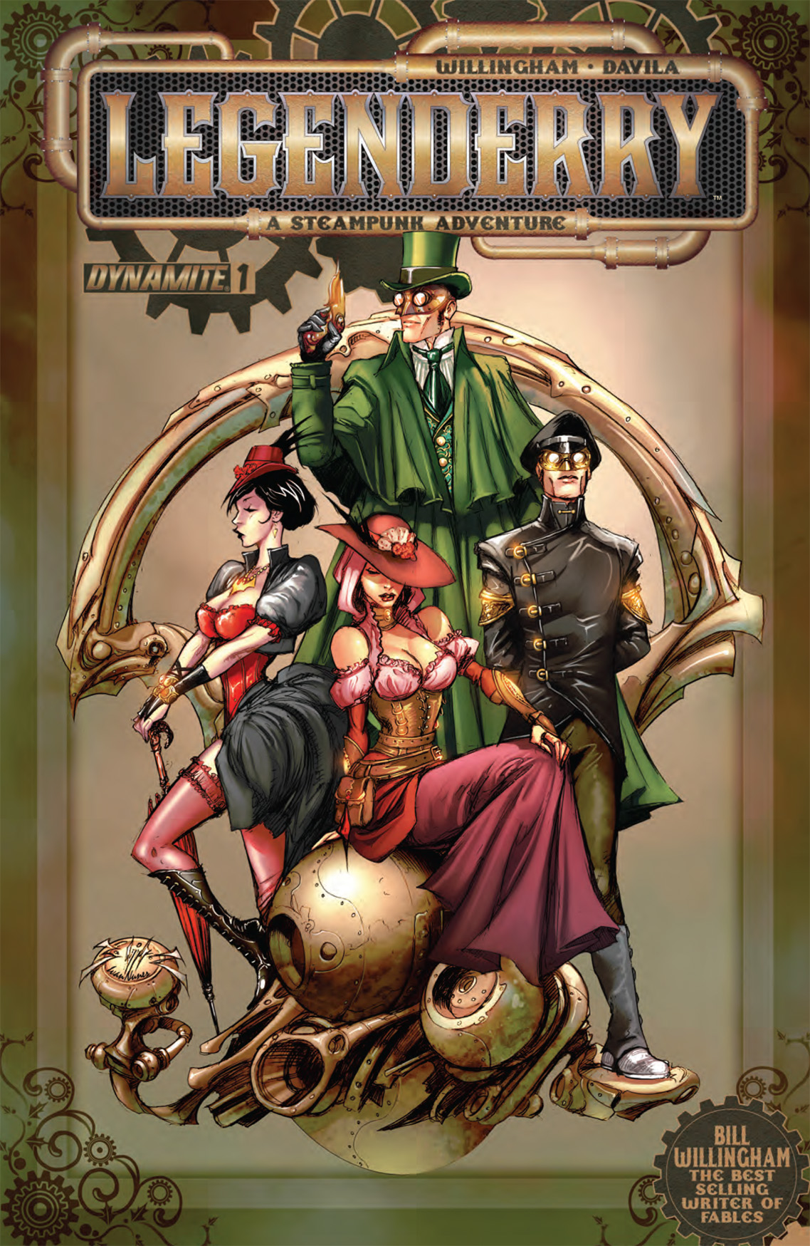 Legenderry: A Steampunk Adventure#1 - Ceremonies In Dark Men and Scarlet Women