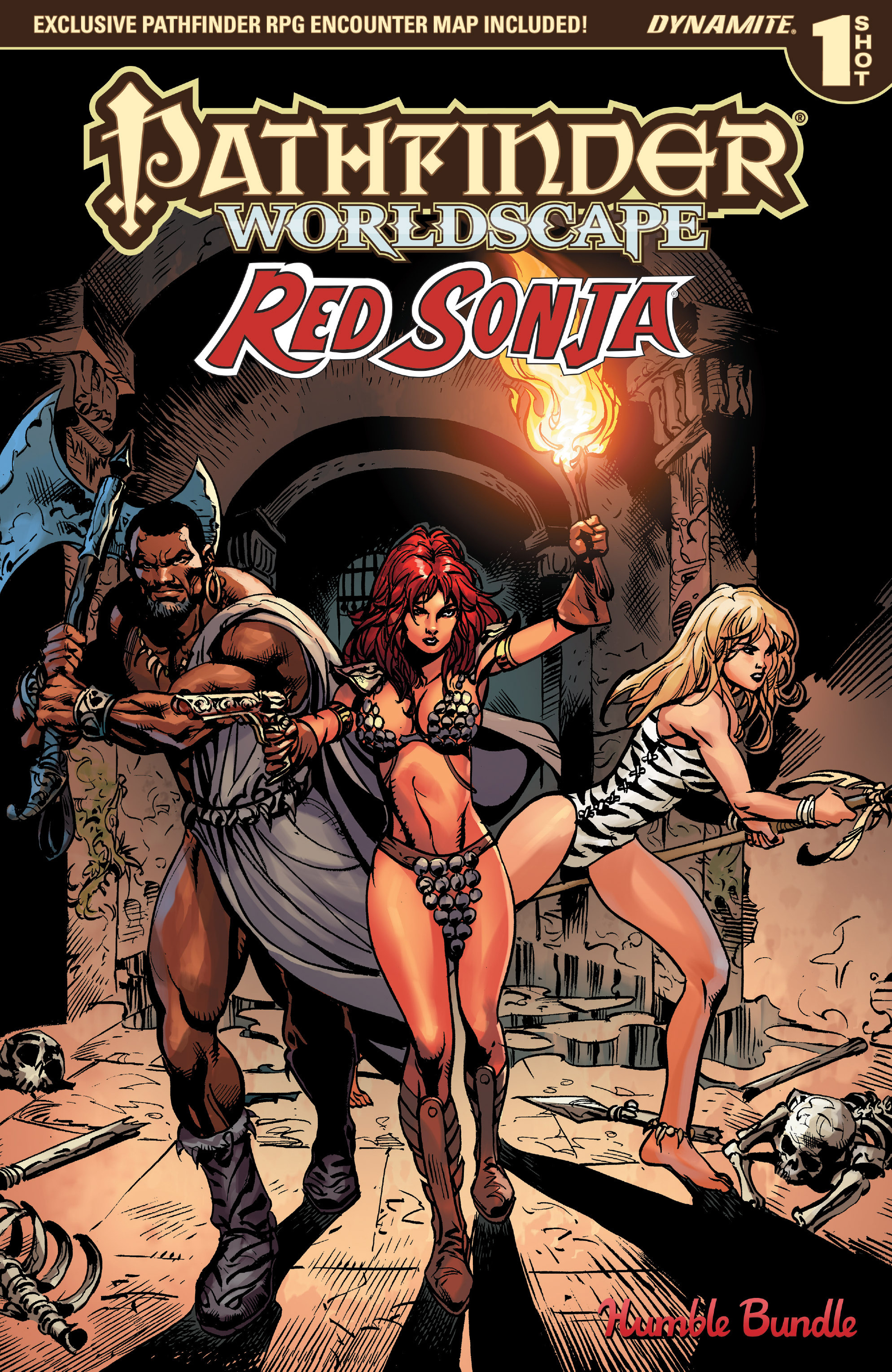 Pathfinder: Worldscape: Red Sonja One-Shot#1 - Dungeon Queen of Mars