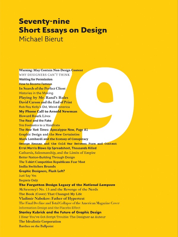 Seventy-nine Short Essays on Design